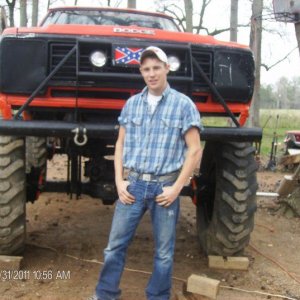 adam & mud truck.jpg