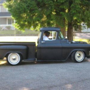 Good Guys 2010 - test drive with Grandpa before we take off Sat AM.jpg